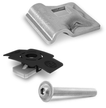 K2 Blitzschutzklemme 8 mm Set