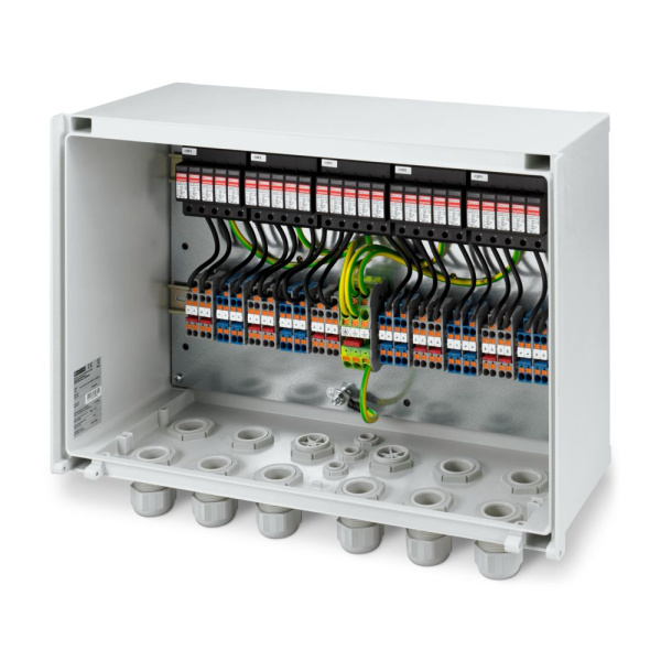 PC Generatoranschlusskasten IN10x2 / OUT10x2